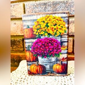 *Mums Wood Block Sign